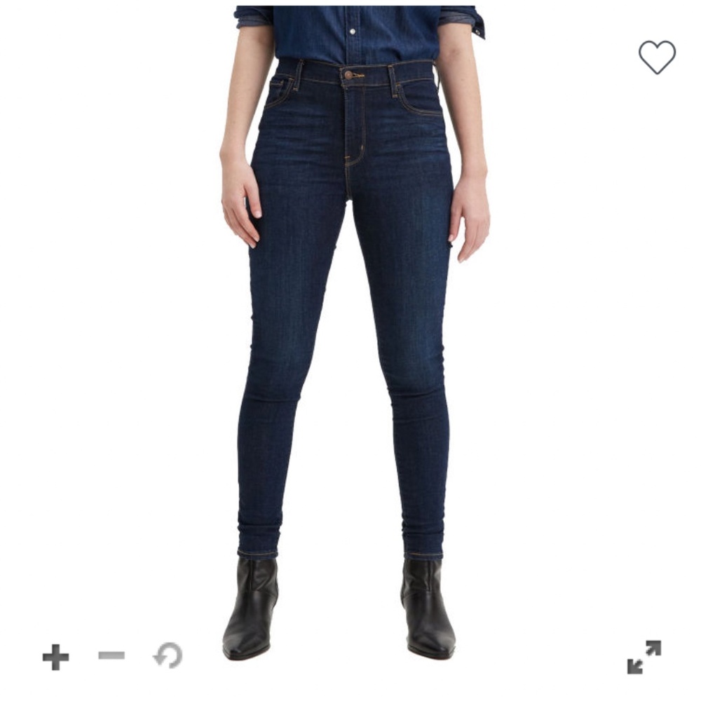 Levi's 720 Super Skinny High-Rise Jeans - Indigo Daze